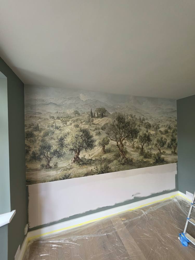 Wallpaper hung by Magic Finish