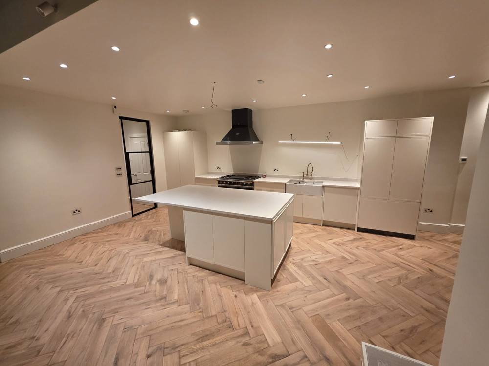 Kitchen cabinets painted by Magic Finish