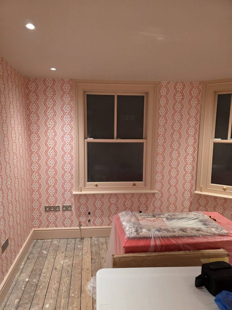 Wallpaper hung by Magic Finish